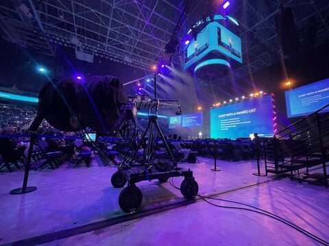 Greensboro, North Carolina, August 2024 — Market America Conference, behind the scenes on the Jib shoot.
