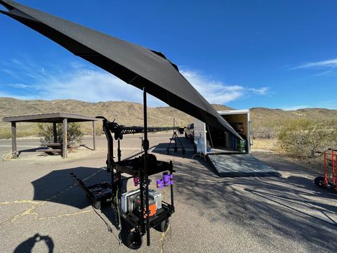 Daddy Daughter Trip, June 2021 — behind the scenes on the Jib.
