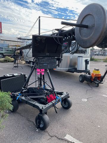 Arizona Lottery commercial, December 2022 — behind the scenes on the Jib and Steadicam shoot.
