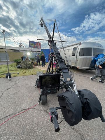 Arizona Lottery commercial, December 2022 — behind the scenes on the Jib and Steadicam shoot.