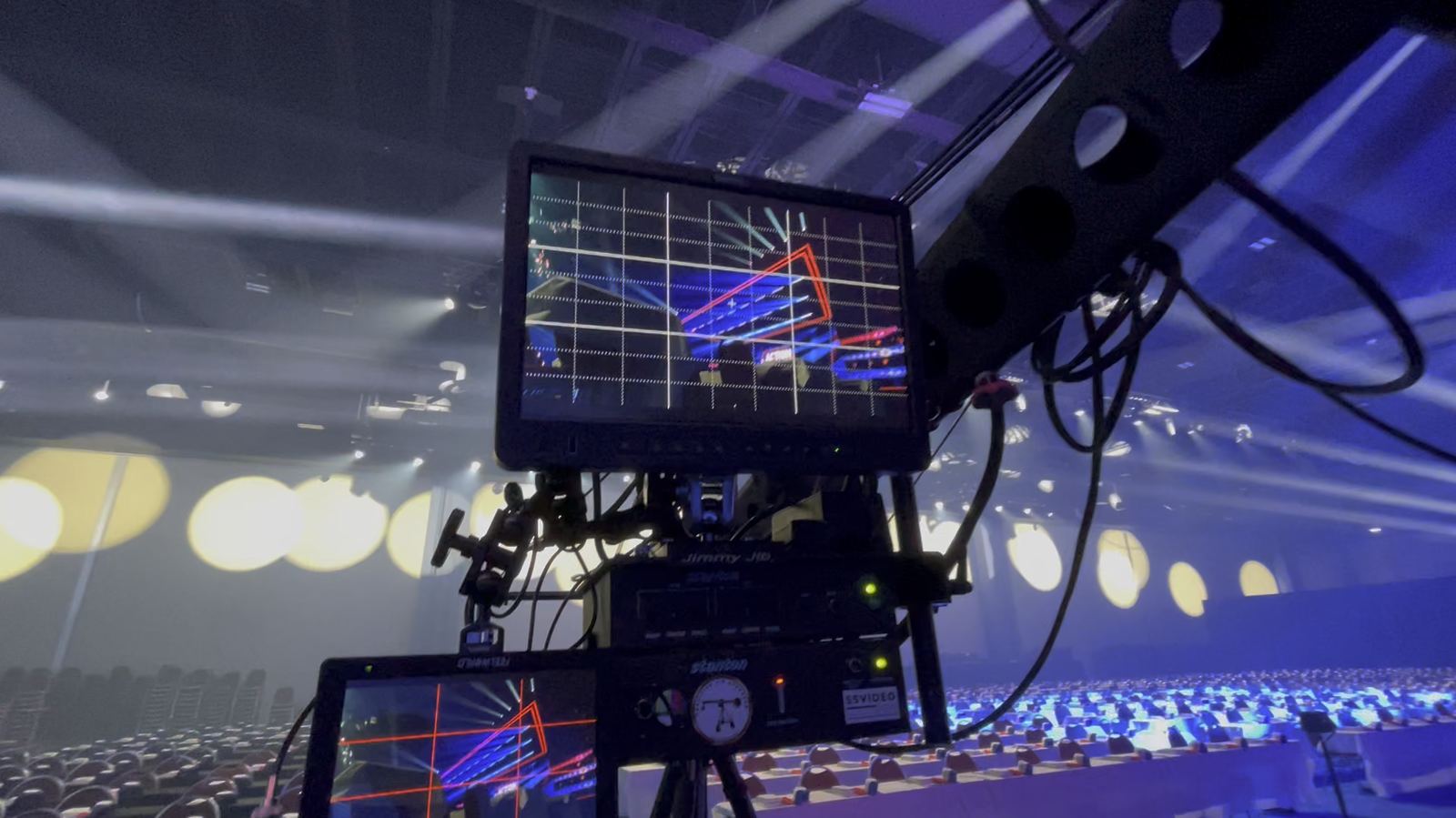 Set up - behind the scenes Jib